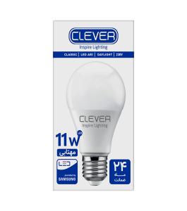 لامپ ال ای دی حبابی مهتابی 11 وات کلور