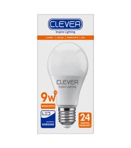 لامپ ال ای دی حبابی آفتابی 9 وات کلور